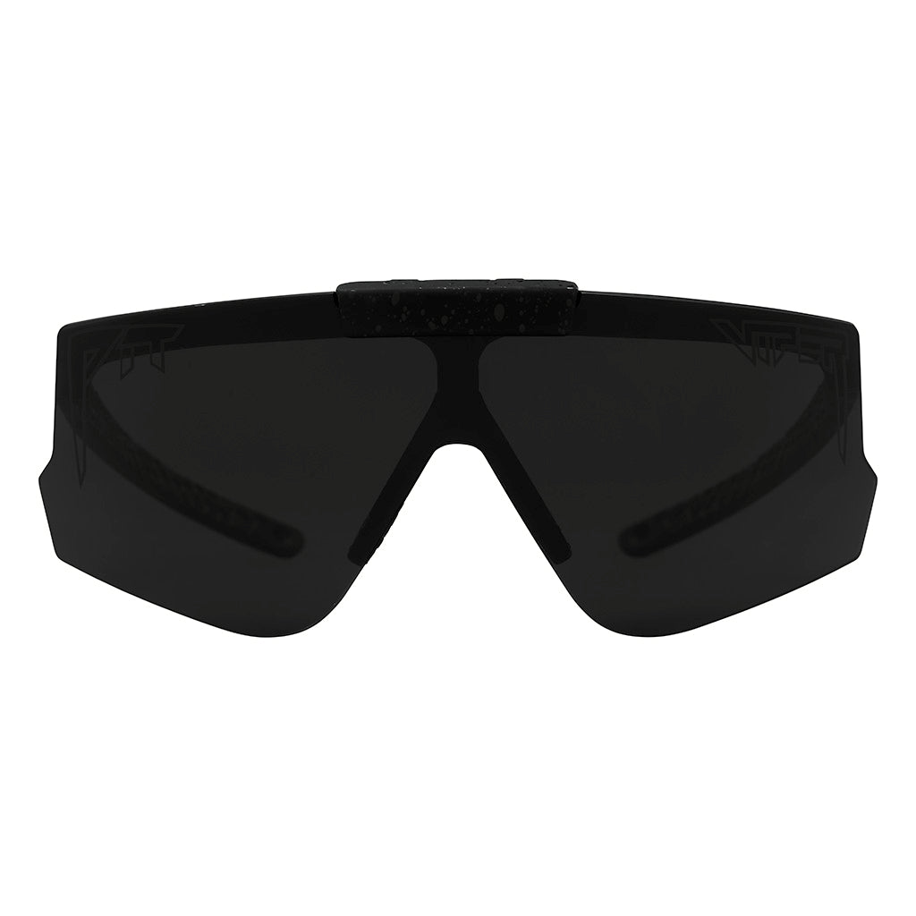 Smoke / Wide | full_frontal.JPG | The Blacking Out Flip Off 2.0 sunglasses from Pit Viper