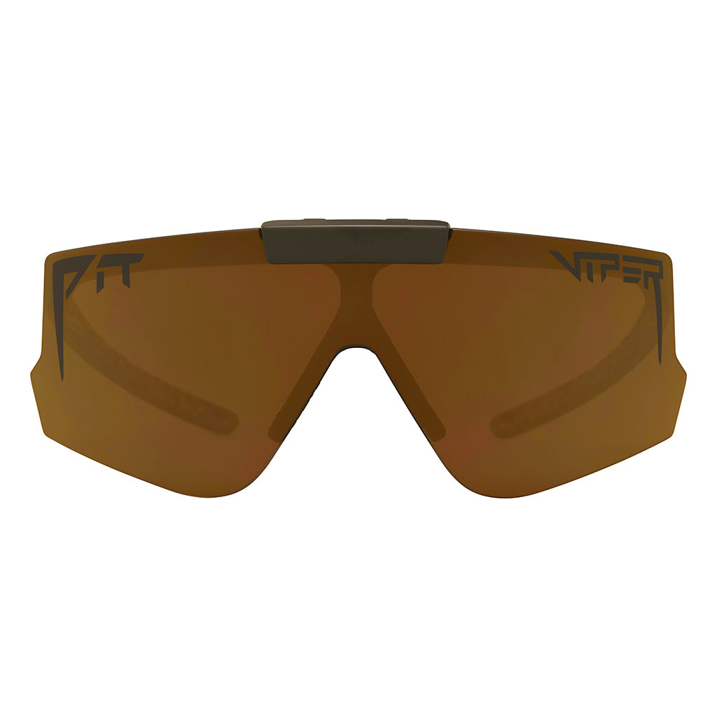 Gold / Wide | full_frontal.JPG | The Exec Flip Offs sunglasses from Pit Viper