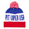 USA Pom Pom Beanie