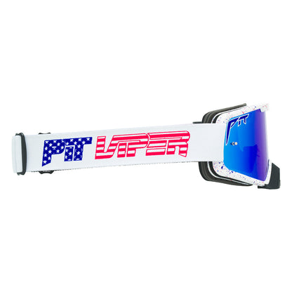 Blue / Large | even_more_side_view.JPG | The Merika Brapstrap Moto Goggle from Pit Viper