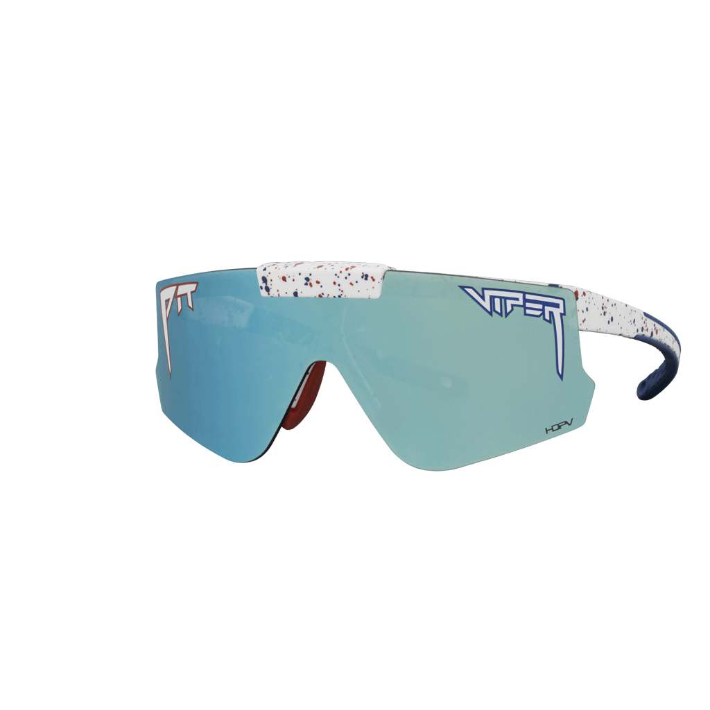 HDPV Polarized Blue / Regular | full_frontal.JPG | The Merika Flip-Offs Sunglasses from Pit Viper