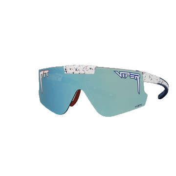 HDPV Polarized Blue / Regular | full_frontal.JPG | The Merika Flip-Offs Sunglasses from Pit Viper