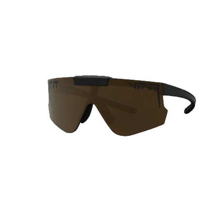 Gold / Wide | side_view.JPG | The Exec Flip Offs sunglasses from Pit Viper
