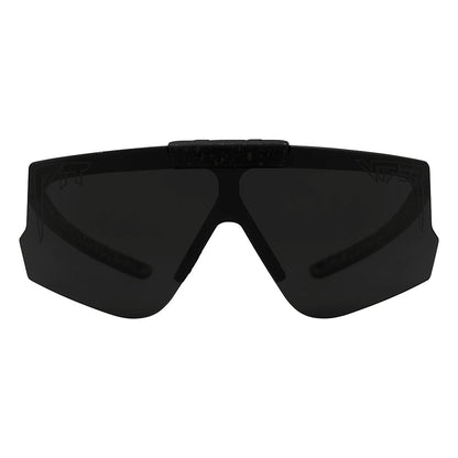 Smoke / Wide | full_frontal.JPG | The Blacking Out Flip Off 2.0 sunglasses from Pit Viper