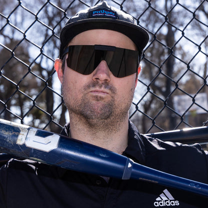 Smoke / Wide | photo_of_person.JPG | The Blacking Out Flip Off 2.0 sunglasses from Pit Viper