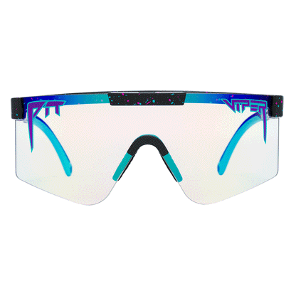 Photochromic Blue / Wide | full_frontal.JPG | The Midnight Original 2.0, transition lens sunglasses from Pit Viper