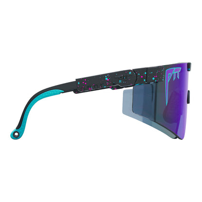 Z87+ Blue / Wide | even_more_side_view.JPG | The Midnight Original Wide Z87+, shield style sunglasses from Pit Viper, safety rated sunglasses from Pit Viper