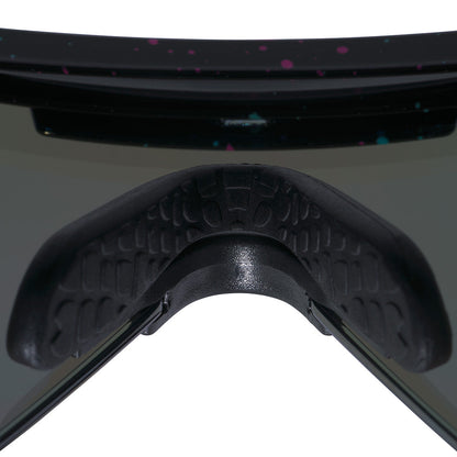 Z87+ Blue / Wide | gotcha_nose.JPG | The Midnight Original Wide Z87+, shield style sunglasses from Pit Viper, safety rated sunglasses from Pit Viper