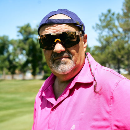 BALL-ISTIC™ Smoke / Regular | photo_of_person.JPG | The Actualbush Original 2.0, military grade sunglasses from Pit Viper